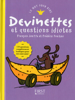 cover image of Devinettes et autres questions idiotes